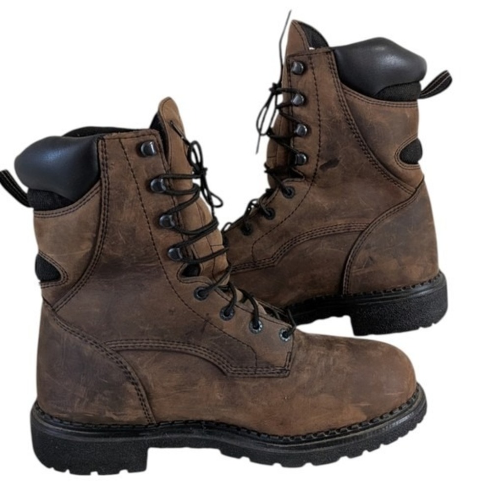 Red Wing Dyna Force Work Boot 8.5 D Brown 01411-0 Insulated 8" Waterproof EH